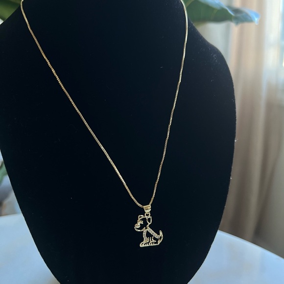 Jewelry - 🩷-Gold Dog Pendant Necklace